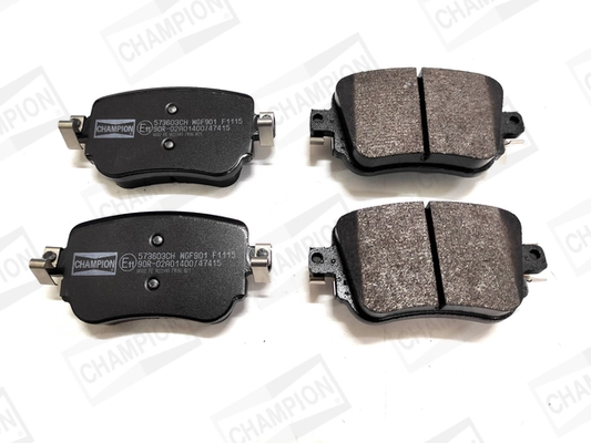 Kit de plaquettes de frein, frein à disque CHAMPION 573603CH