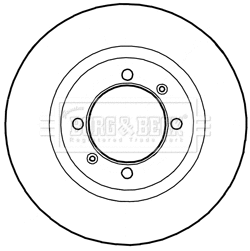 Disque de frein BORG & BECK BBD5282