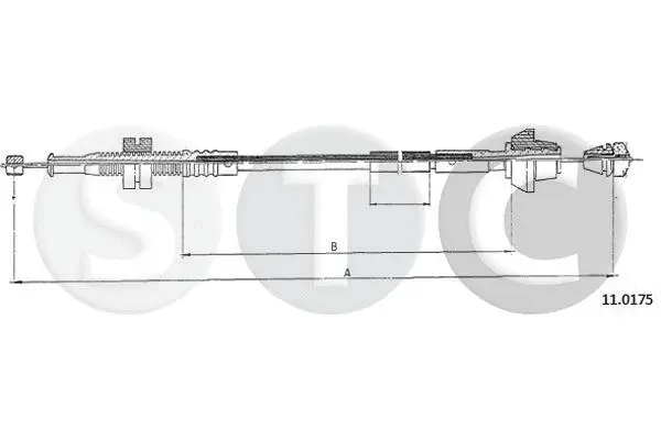 Câble d'accélération STC T481910