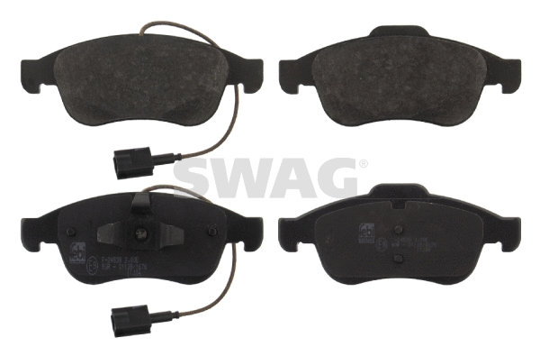 Kit de plaquettes de frein, frein à disque SWAG 74 91 6828