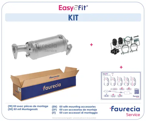 Filtre à particules / à suie, échappement Faurecia FS03077S