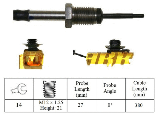 Capteur, température des gaz LEMARK LXT153