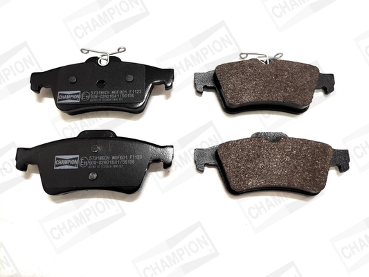Kit de plaquettes de frein, frein à disque CHAMPION 573186CH