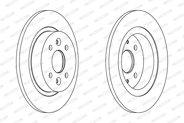 Disque de frein FERODO DDF1600