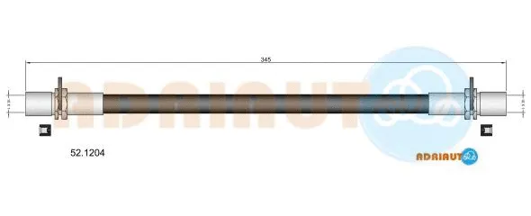Flexible de frein ADRIAUTO 52.1204