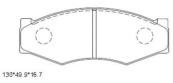 Kit de plaquettes de frein, frein à disque ASIMCO KD1748