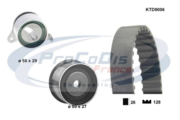 Kit de courroie crantée PROCODIS FRANCE KTD9006