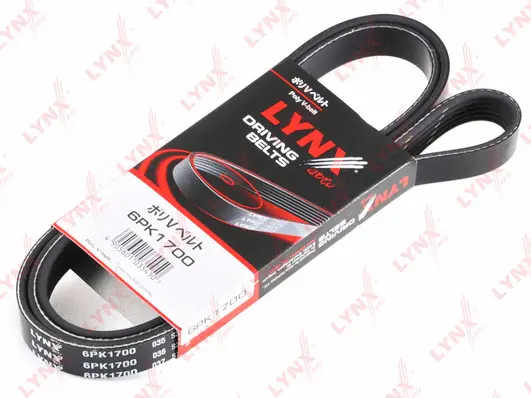 Courroie trapézoïdale à nervures LYNXAUTO 6PK1700