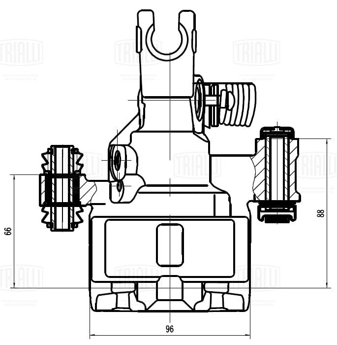 Étrier de frein TRIALLI CF 012119