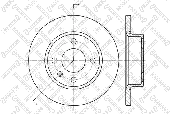 Disque de frein STELLOX 6020-4305-SX