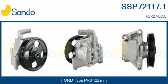 Pompe hydraulique, direction SANDO SSP72117.1