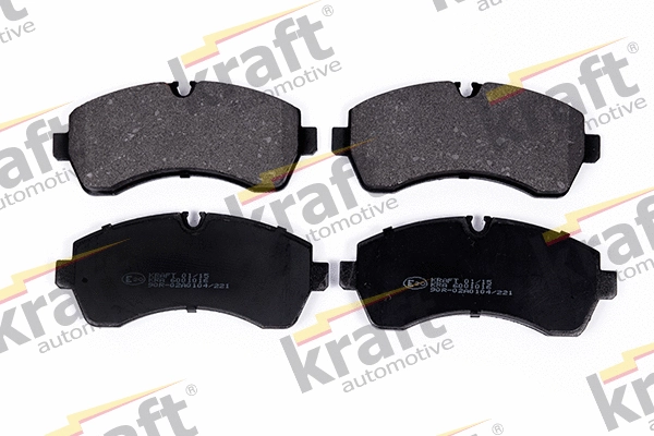 Kit de plaquettes de frein, frein à disque KRAFT AUTOMOTIVE 6001016