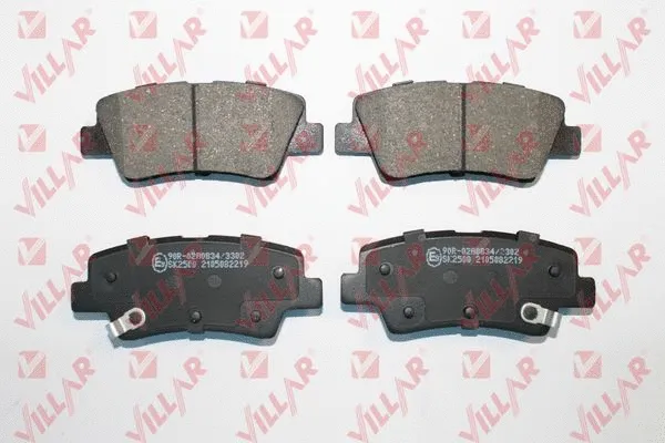 Kit de plaquettes de frein, frein à disque VILLAR 626.2219