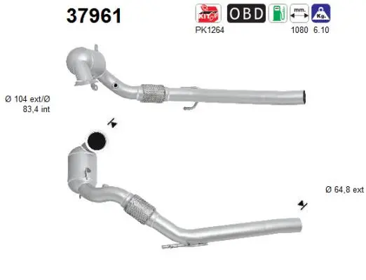 Catalyseur AS 37961