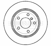 Disque de frein BORG & BECK BBD5120