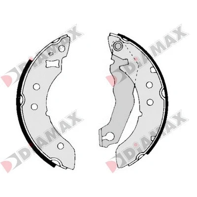 Jeu de mâchoires de frein DIAMAX N01186