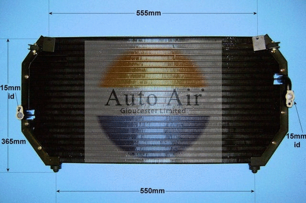 Condenseur, climatisation AUTO AIR GLOUCESTER 16-5027