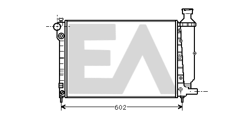 Radiateur, refroidissement du moteur EACLIMA 31R55005
