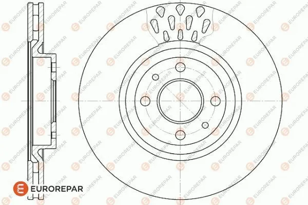 Disque de frein EUROREPAR 1618881680