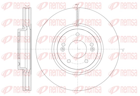 Disque de frein REMSA 61462.10