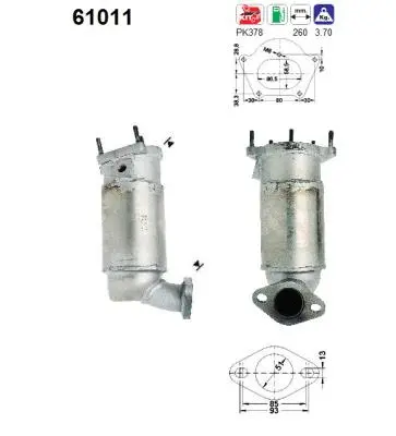 Catalyseur AS 61011