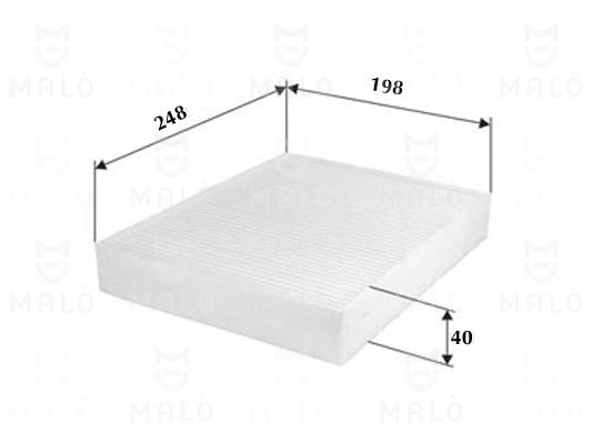 Filtre, air de l'habitacle AKRON-MALÒ 1532131