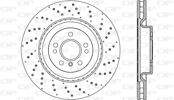 Disque de frein OPEN PARTS BDR2697.20