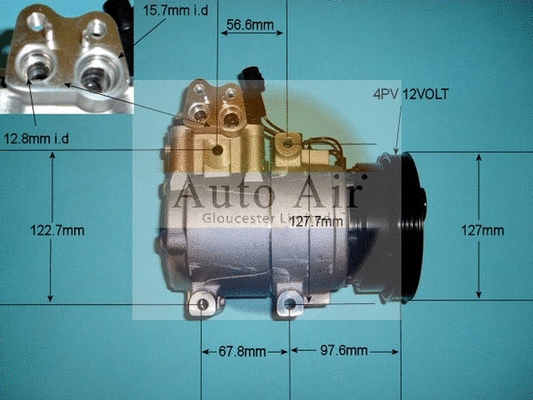 Compresseur, climatisation AUTO AIR GLOUCESTER 14-9687