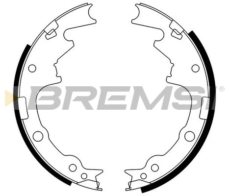 Jeu de mâchoires de frein BREMSI GF0420