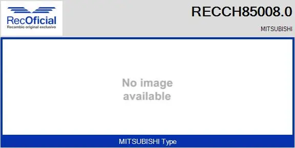 Groupe carter, turbocompresseur RECOFICIAL RECCH85008.0