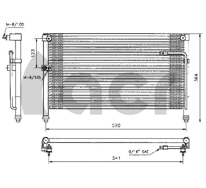 Condenseur, climatisation ACR 300239