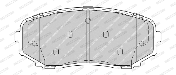Kit de plaquettes de frein, frein à disque FERODO FDB4365-D