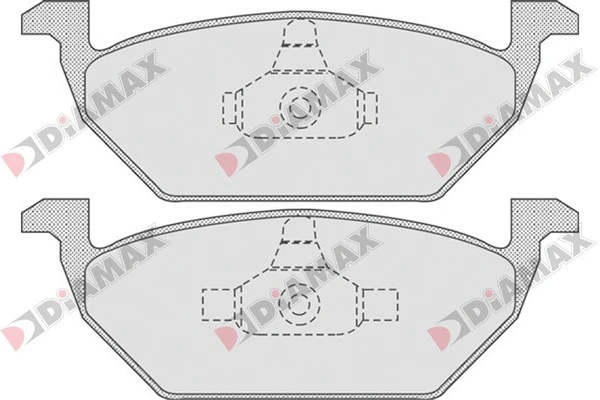 Kit de plaquettes de frein, frein à disque DIAMAX N09557