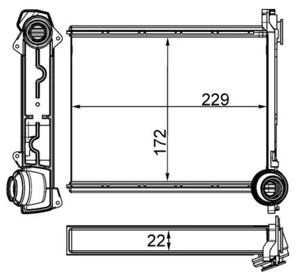 Système de chauffage MAHLE AH 264 000S