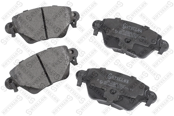 Kit de plaquettes de frein, frein à disque STELLOX 788 000B-SX