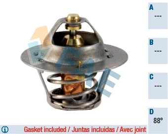 Thermostat, liquide de refroidissement FAE 5323988