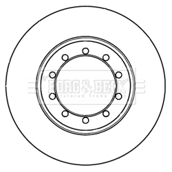 Disque de frein BORG & BECK BBD5301