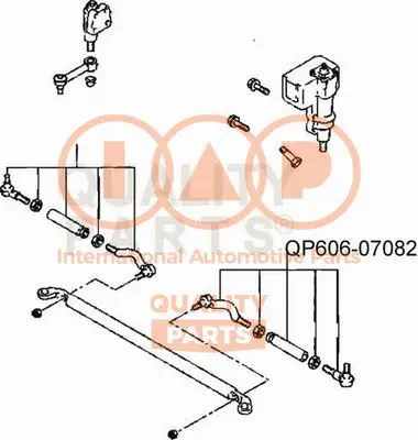 Rotule de direction IAP QUALITY PARTS 606-07082