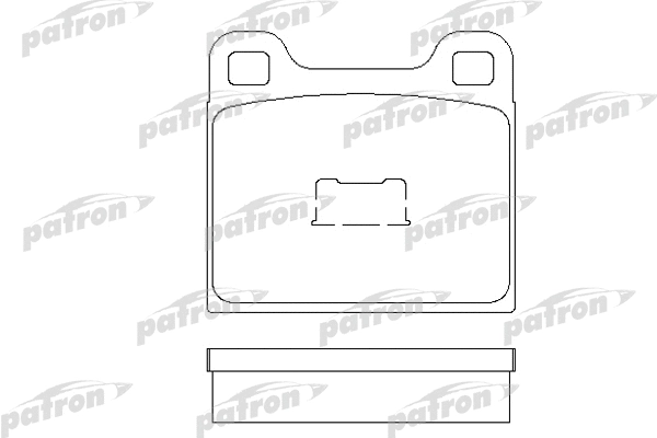 Kit de plaquettes de frein, frein à disque PATRON PBP105