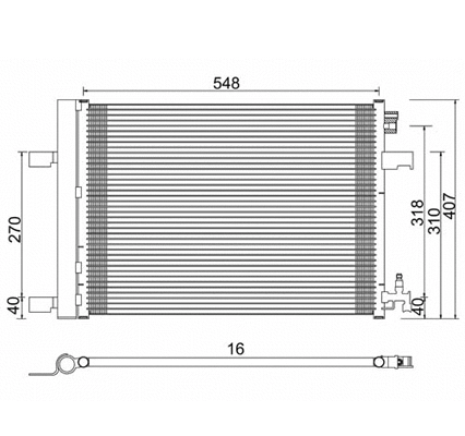 Condenseur, climatisation PowerMax 7110590