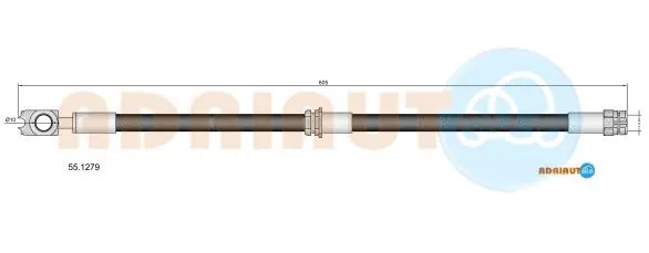 Flexible de frein ADRIAUTO 55.1279
