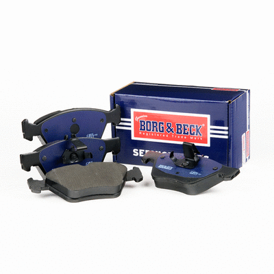 Kit de plaquettes de frein, frein à disque BORG & BECK BBP1393