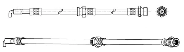 Flexible de frein CEF 512894