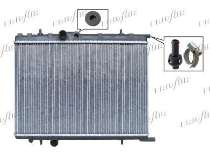 Radiateur, refroidissement du moteur FRIGAIR 0103.3056