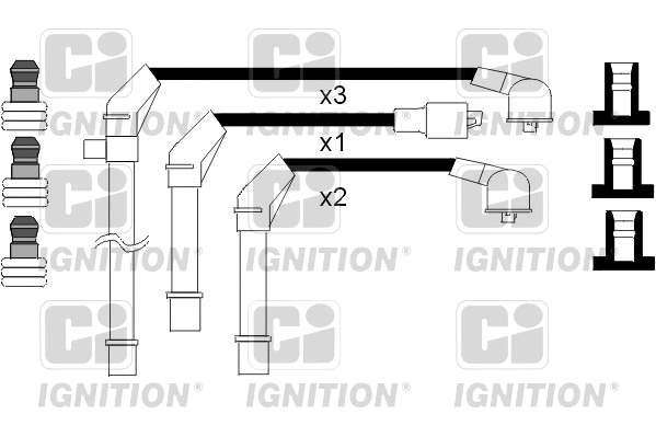 Kit de câbles d'allumage QUINTON HAZELL XC898