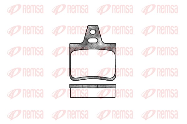 Kit de plaquettes de frein, frein à disque REMSA 0102.10