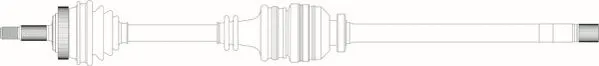 Arbre de transmission GENERAL RICAMBI RE3274