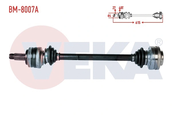 Arbre de transmission VEKA BM-8007A