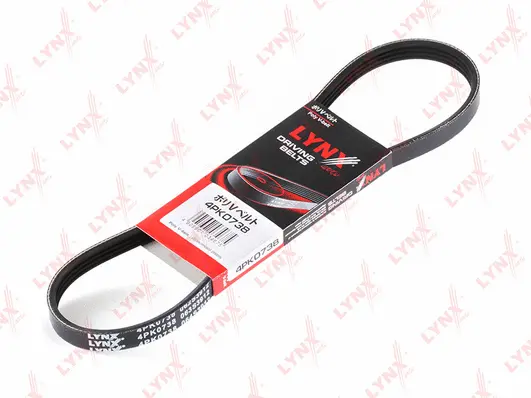 Courroie trapézoïdale à nervures LYNXAUTO 4PK0738
