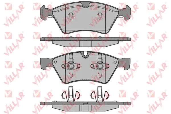 Kit de plaquettes de frein, frein à disque VILLAR 626.1253